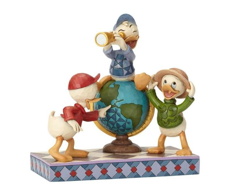 JIM SHORE DISNEY TRADITIONS NAVIGATNG NEPHEWS FIGURE