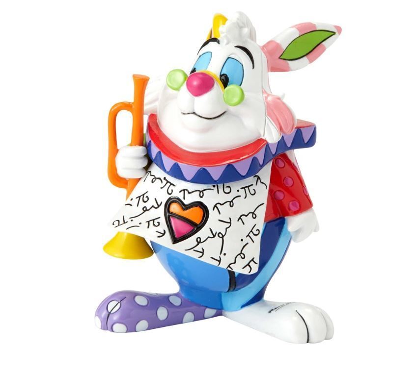 DISNEY BRITTO WHITE RABBIT SMALL FIGURE