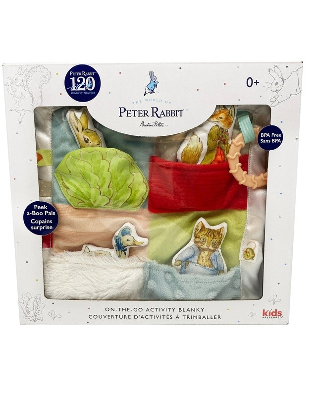 PETER RABBIT ON -THE-GO ACTIVITY BLANKY