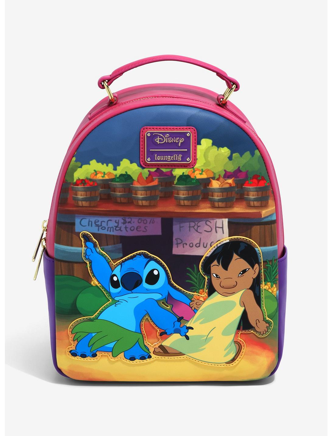 LOUNGEFLY LILO & STITCH HULA POSE MINI BACKPACK