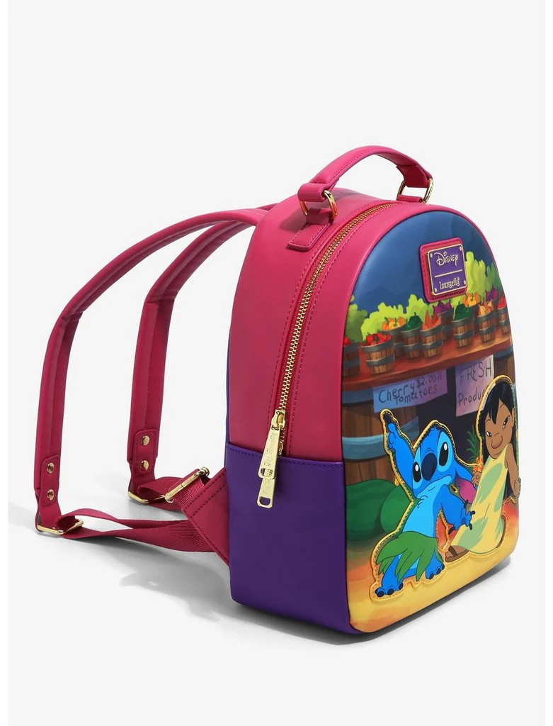 LOUNGEFLY LILO & STITCH HULA POSE MINI BACKPACK