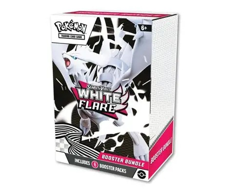 POKEMON SCARLET & VIOLET WHITE FLARE 6 BOOSTER PACK
