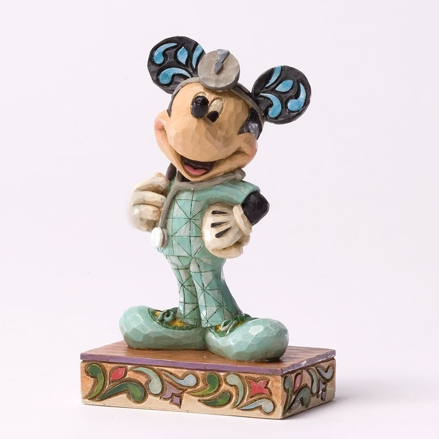 JIM SHORE DISNEY TRADITIONS STAY SWELL DR MICKEY FIGURE