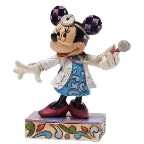 JIM SHORE DISNEY TRADITIONS TO YOUR HEALTH DR MINNIE MOUSE FIGURE