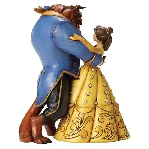 JIM SHORE DISNEY TRADITIONS MOONLIGHT WALTZ BEAUTY AND THE BEAST FIGURE