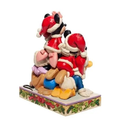 JIM SHORE DISNEY TRADITIONS PILED HIGH WITH HOLIDAY CHEER FIGURE