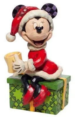 JIM SHORE DISNEY TRADITIONS CHOCOLATE DELIGHT MINNIE MOUSE FIGURE