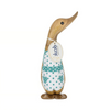 DCUK DUCK WITH BLUE HEART APRON RIGHT FACING FIGURE