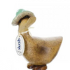 DCUK DUCK WITH TEAL MUSHROOM HAT FRONT FACING FIGURE