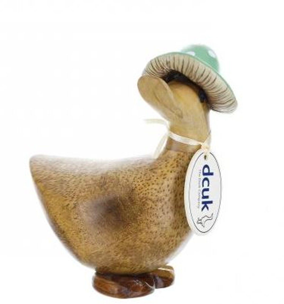 DCUK DUCK WITH TEAL MUSHROOM HAT RIGHT FACING FIGURE