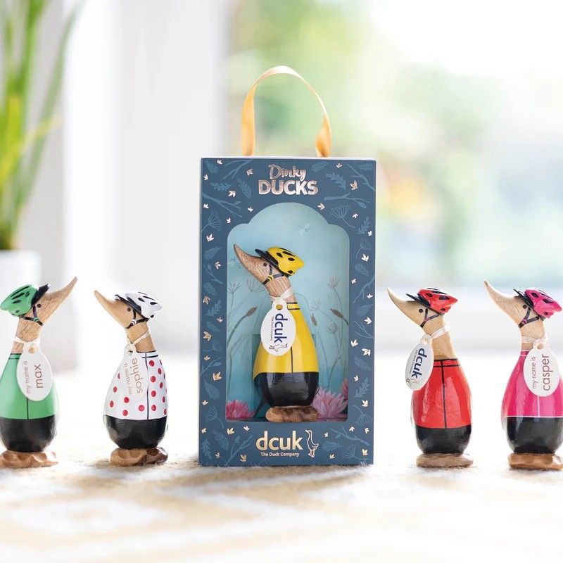 DINKY DCUK YELLOW BIKE OUTFIT