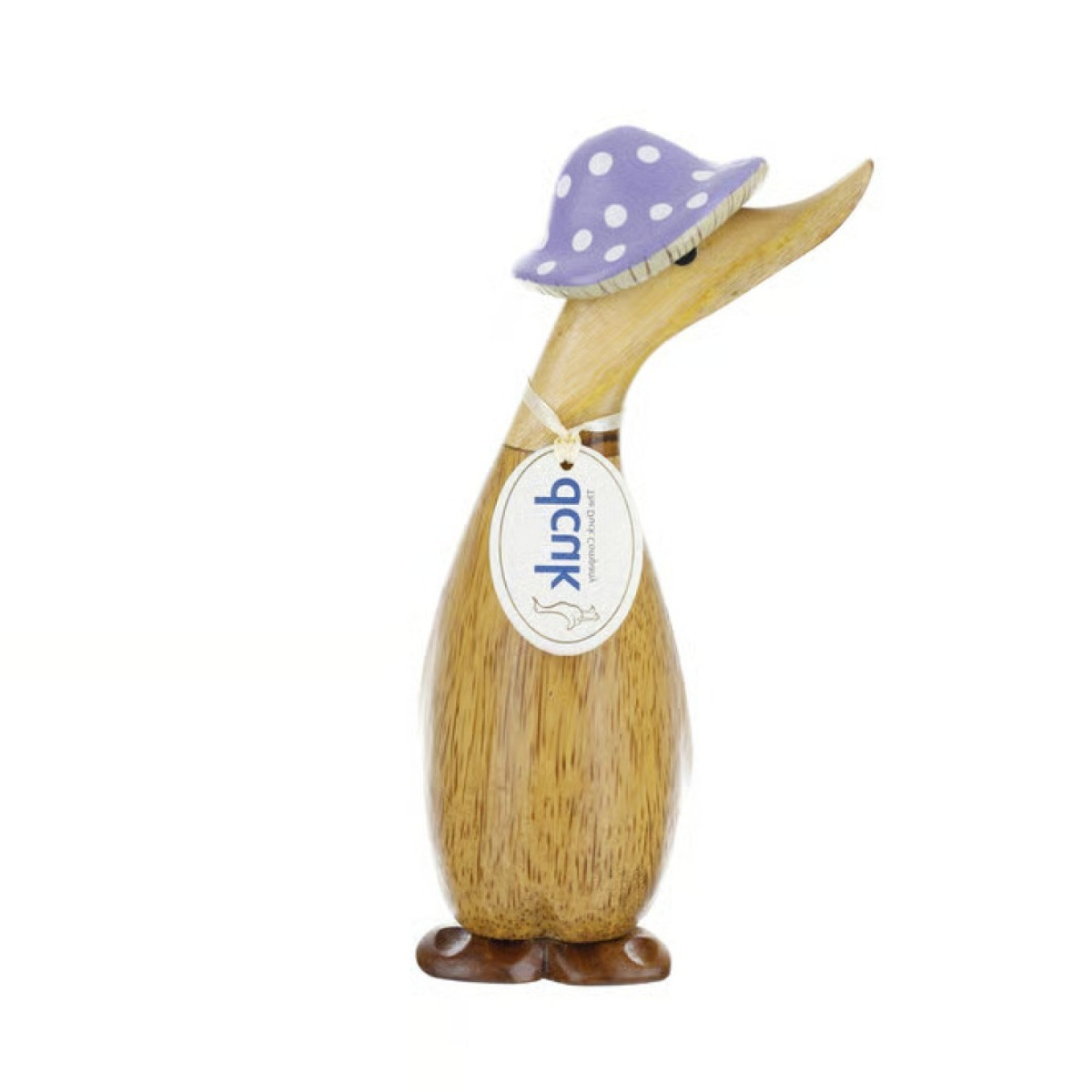 DCUK PURPLE MUSHROOM HAT RUNNER DUCK RIGHT FACING FIGURE