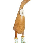 DCUK WITH GOLD AND BLUE SPOTTED BOOTS FIGURE
