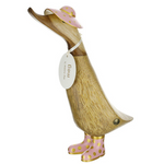DCUK PINK AND GOLD SPOTTED BOOTS FIGURE