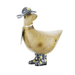 DCUK GRAY FLORAL HAT AND BOOTS FRONT FACING FIGURE