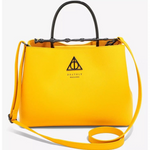 LOUNGEFLY HARRY POTTER AND THE DEATHLY HALLOWS YELLOW HAND BAG