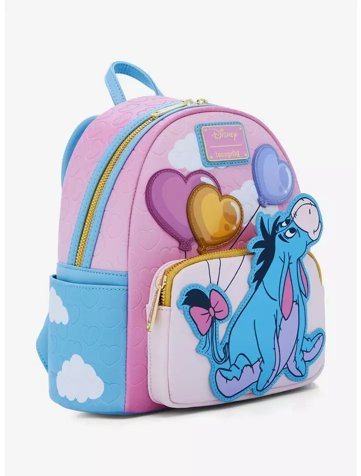 LOUNGEFLY EEYORE HEART BALLOON MINI BACKPACK