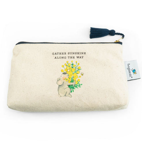 TWIGSEEDS GATHER SUNSHINE ALONG THE WAY POUCH