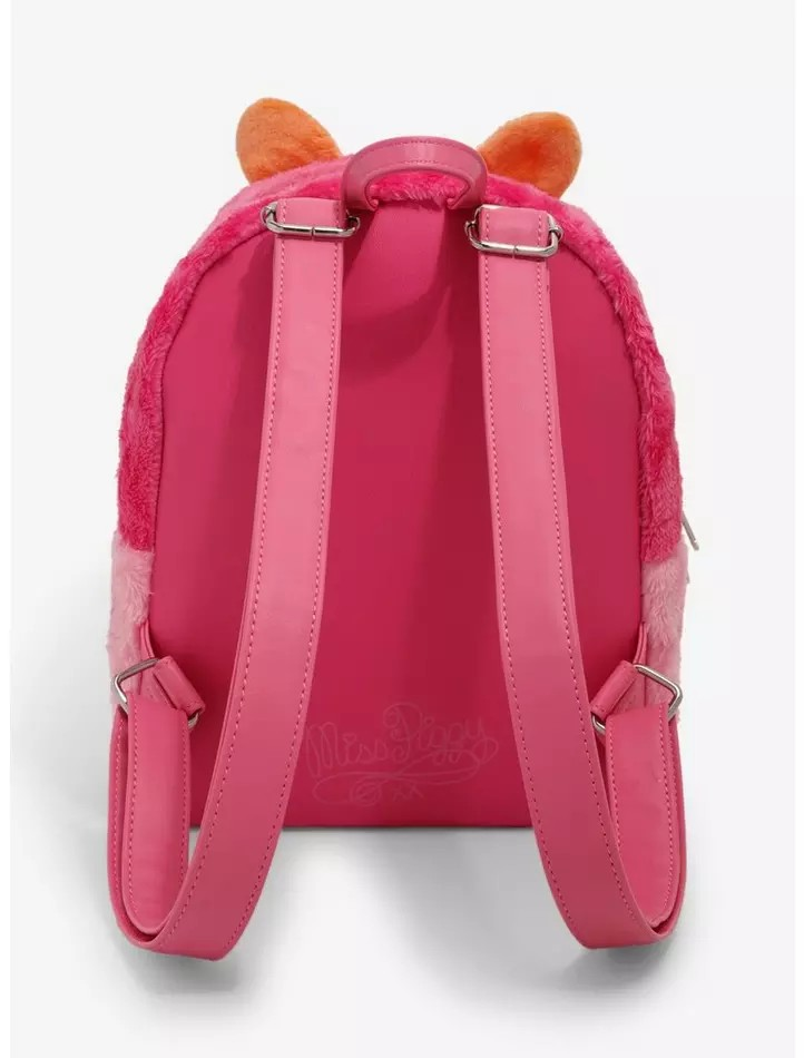 LOUNGEFLY HOT TOPIC MISS PIGGY CHARACTER MINI BACKPACK