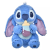 DISNEY STITCH DRINKING COFFEE MEDIUM PLUSH