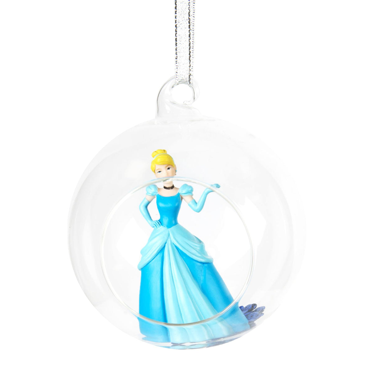 DISNEY PRINCESS GLASS BAUBLE CINDERELLA 