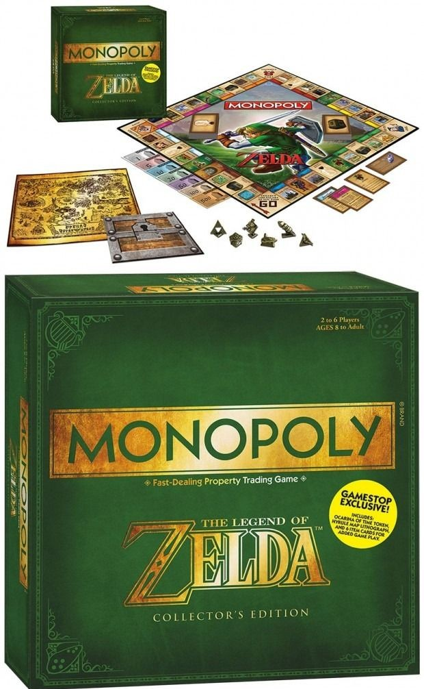 MONOPOLY COLLECTORS LEGEND OF ZELDA