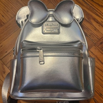 LOUNGEFLYSILVER 100 YEARS MINNIE PARKS BAG