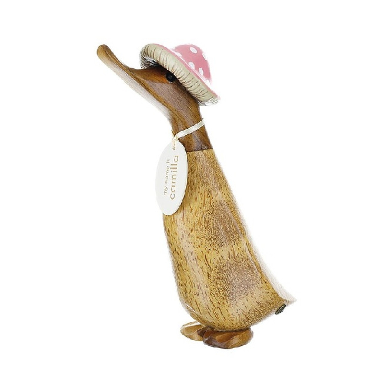DCUK CORAL MUSHROOM HAT RUNNER DUCK FRONT FACING FIGURE