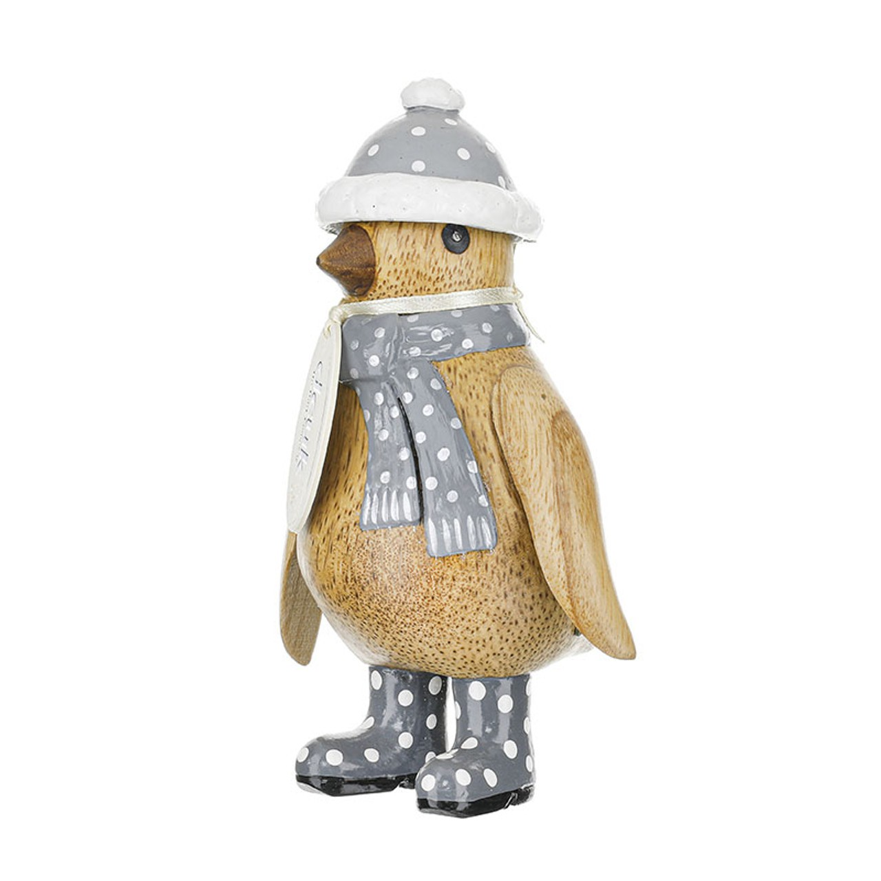 DCUK PENGUIN WITH GREY ALPINE SCARF FRONT FACING