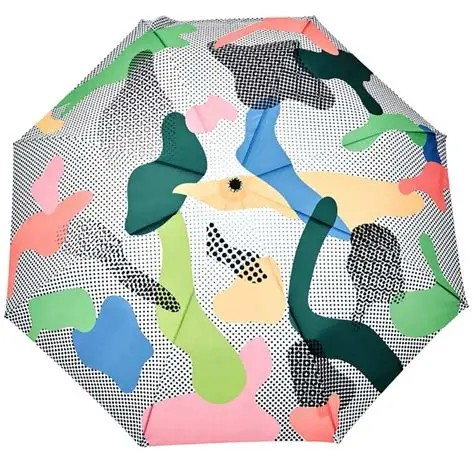 DCUK DOTS DUCK HANDLE UMBRELLA