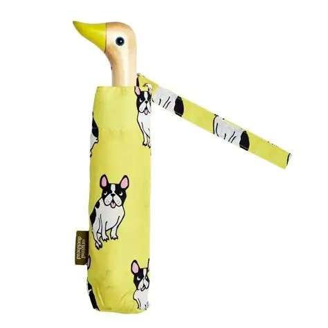 DCUK BULLDOG YELLOW DUCK HANDLE UMBRELLA