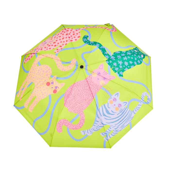 ORIGINAL DUCKHEAD DUCK UMBRELLA COMPACT LIME ARTY CATS