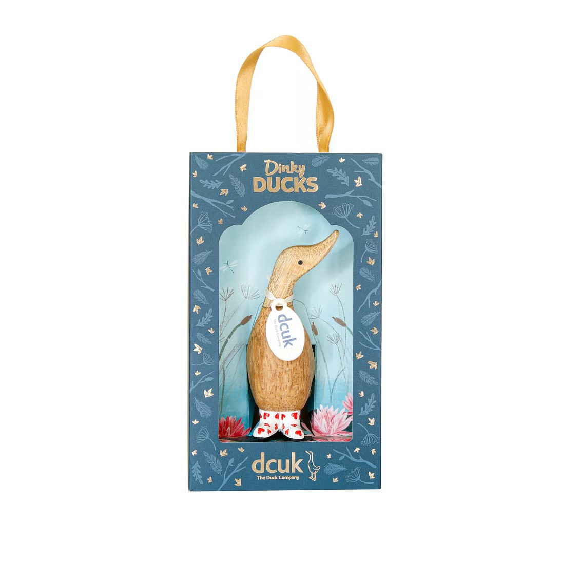 DELIGHTFULLY DINKY DUCKS  VALENTINES DAY HEART BOOTS ASST NAMES