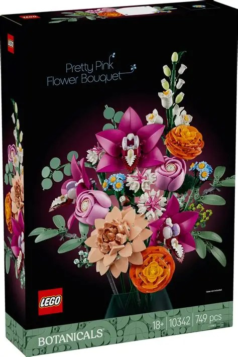 LEGO BOTANICALS PRETTY PINK FLOWER BOUQUET