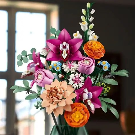 LEGO BOTANICALS PRETTY PINK FLOWER BOUQUET