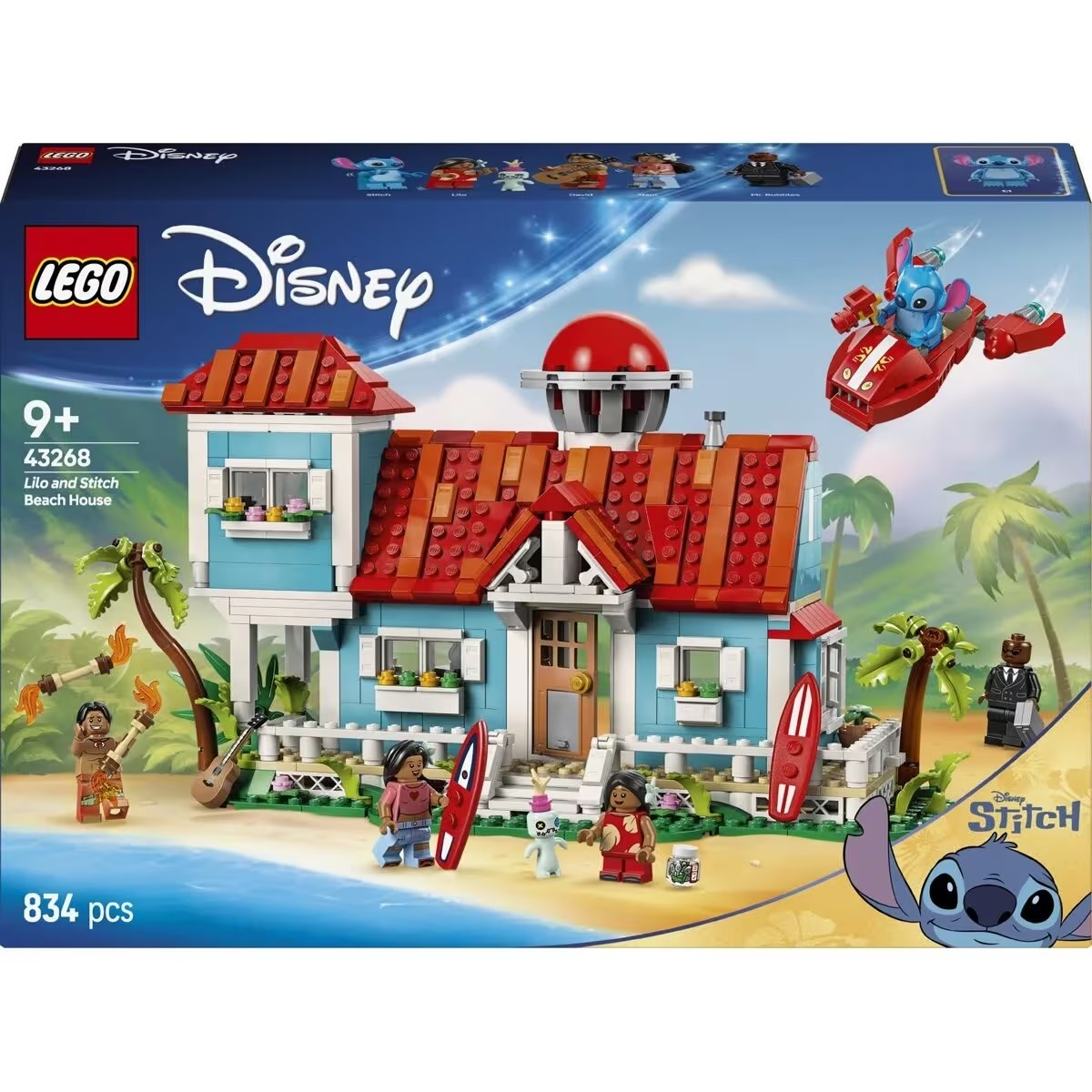LEGO DISNEY LILO AND STITCH BEACH HOUSE MODEL