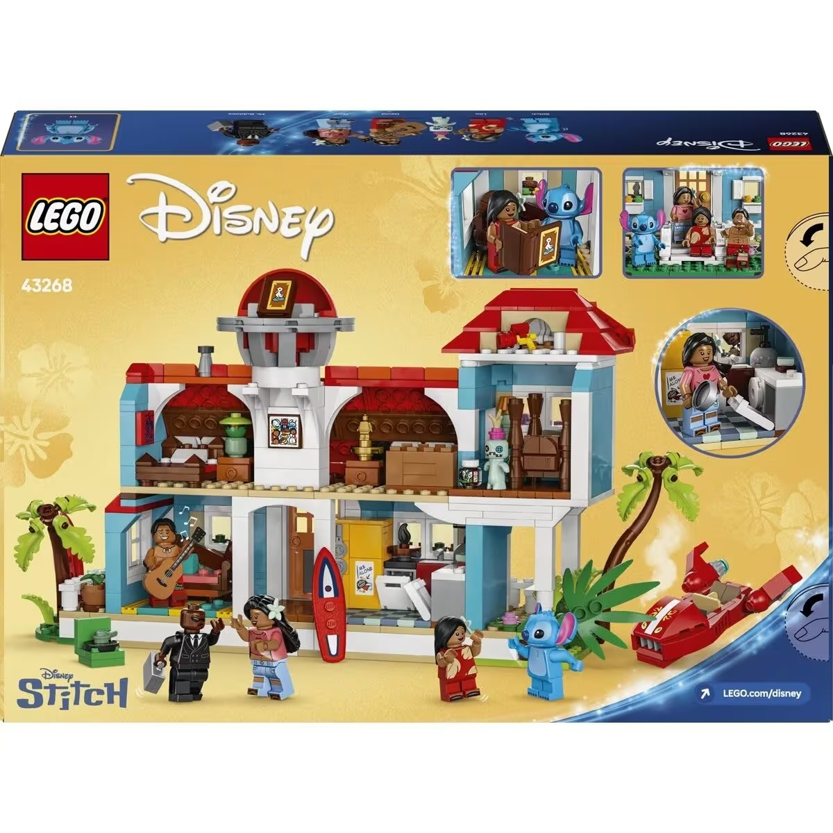 LEGO DISNEY LILO AND STITCH BEACH HOUSE MODEL