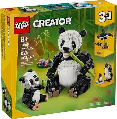LEGO CREATOR PANDA FAMILY SET 3 IN 1