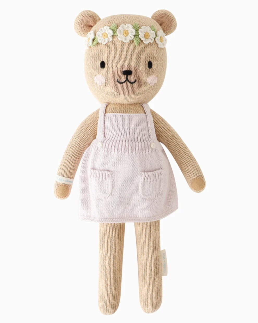 CUDDLE AND KIND OLIVIA THE HONEY BEAR PURPLE 20"
