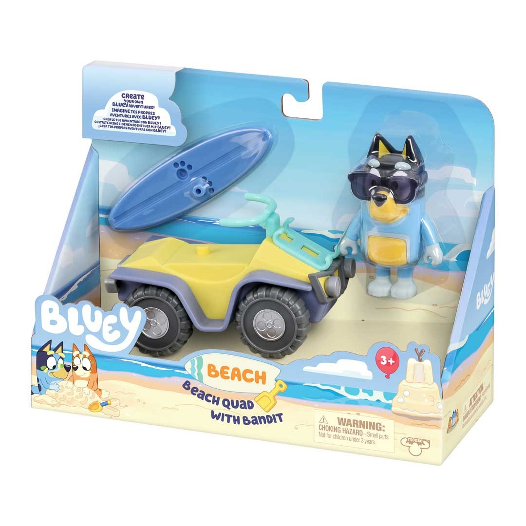 BLUEY BEACH QUAD WITH BANDIT