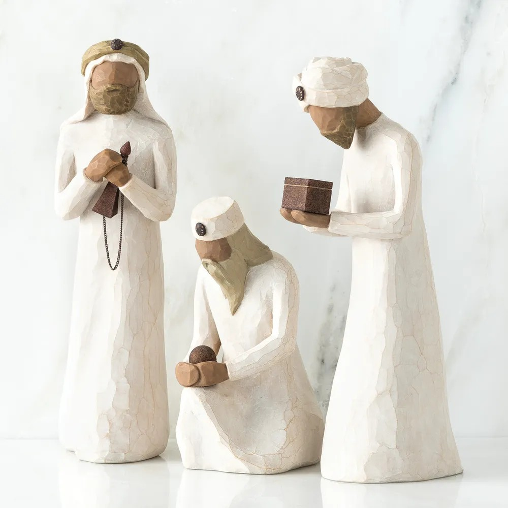 WILLOW TREE THREE WISE MEN FIGURE