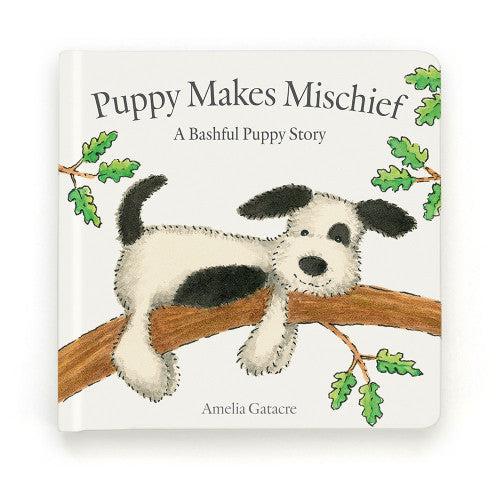 JELLYCAT BOOK PUPPY MAKES MISCHIEF