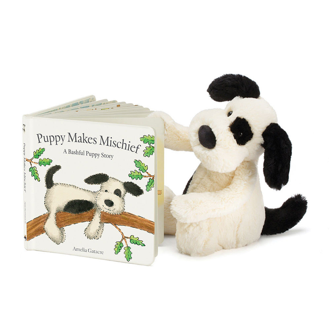 JELLYCAT BOOK PUPPY MAKES MISCHIEF