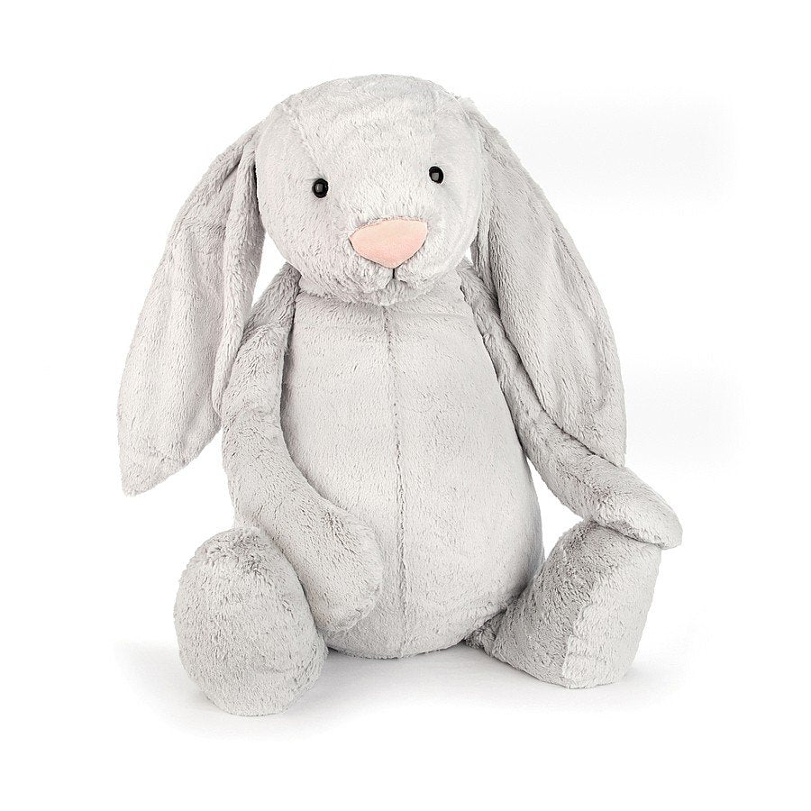 JELLYCAT REALLY REALLY BIG BASHFUL SILVER BUNNY