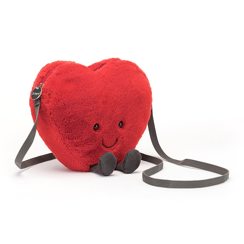 JELLYCAT RED HEART BAG 