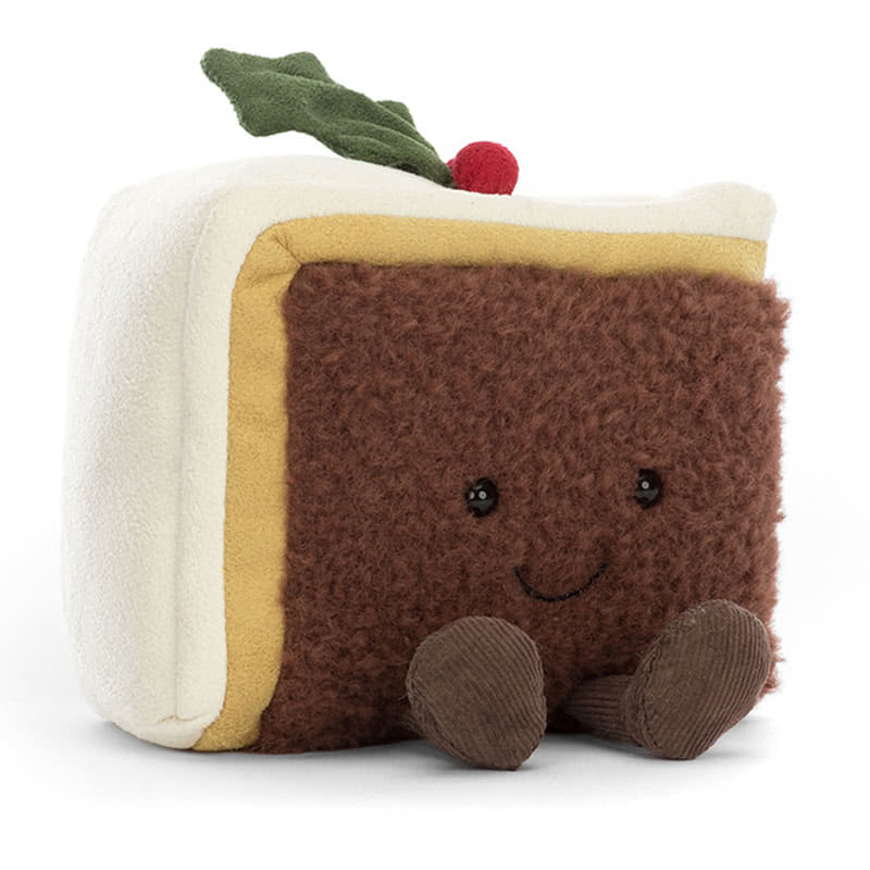 JELLYCAT AMUSEABLES SLICE OF CHRISTMAS CAKE