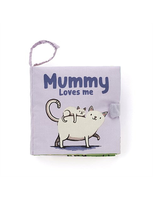 JELLYCAT FABRIC BOOK MUMMY LOVES ME 