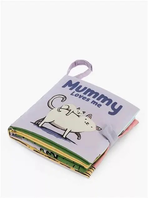 JELLYCAT FABRIC BOOK MUMMY LOVES ME 