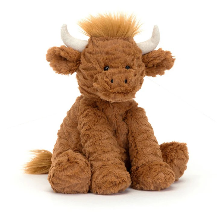 JELLYCAT FUDDLEWUDDLE HIGHLAND COW 