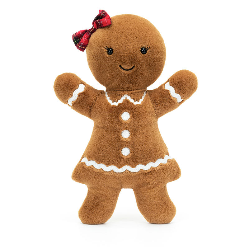 JELLYCAT LARGE JOLLY GINGERBREAD RUBY